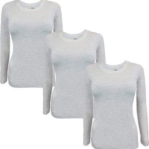 Under scrub Tops (3) long sleeve tees
